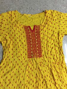 New Yellow Kurtis