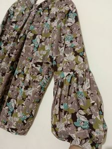 Ballon Sleeve Top Only One Time Use