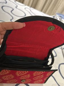 Embroidered Clutch Purse