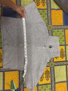 Gray Knit Sweater crop top