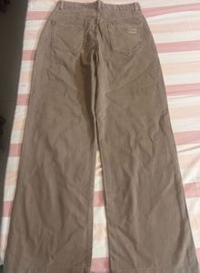 Brown Wide Leg Jeans