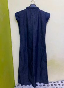 Blue Shrug Kurti