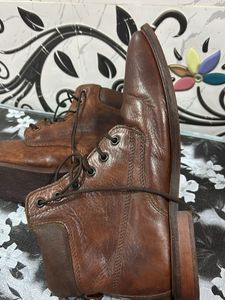 Leather Ankle Length Boots for Men | Soft Cushion