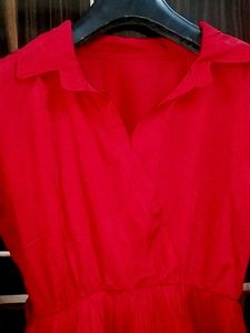 Red Tiered Dress