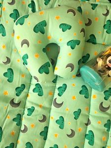 Dual-Sided Baby Bed + Sealed Pack Bottle &amp; Pillow