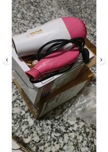 Pink &amp; White Hair Dryer
