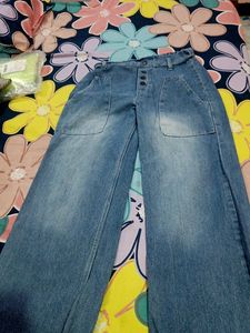 FADED DENIM JEANS