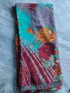 Beautiful Multi Colour Saari