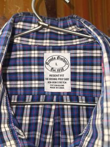 Brooks Brothers Plaid Shirt Genuine Article New Pc