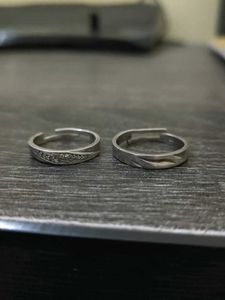 GIVA Vintage Sliver Couple Rings