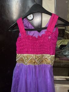 Purple Elegant Party Dress