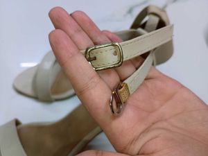 Beige/Nude Stiletto Heels (3 Inches)