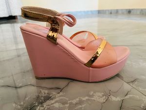 Pink and Gold Heels - Size 37