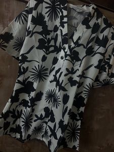 Printed Formal A Line Top
