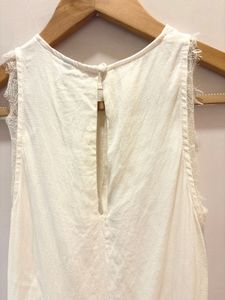 MANGO BEAUTIFUL Lace Trim Tank Top