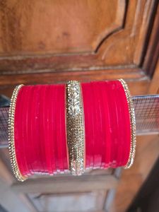 Red Bridal Chura Bangles