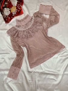 Elegant Lace Ruffle Top💕