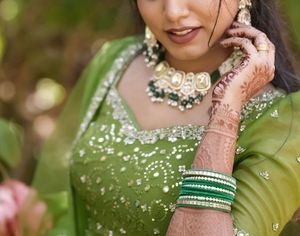 Green Necklace Set💚