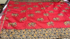 Elephant Design Saree