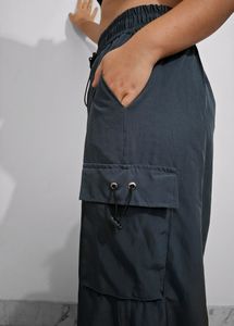 Clearance Grey Parachute Pant