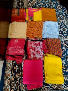 11 Piece New unused Colorful Dupatta Set.