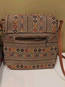 Patterned Crossbody Bag