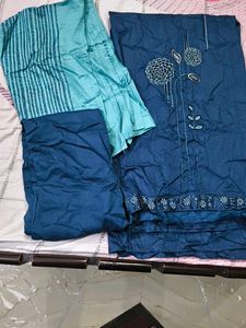 suit fabric with dupatta