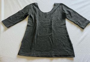 Grey Womens Thermals Top