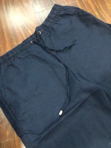 Casual Navy Blue Lower Waist 32
