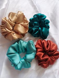 4 Scrunchies Combo Pack