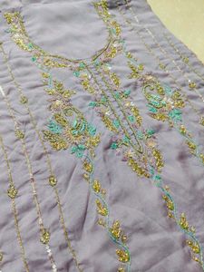 hand embroidery dress material