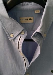 Lacoste Half Sleeve Denim Shirt