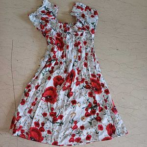 Pure Cotton Floral Summer Dress From Hopscotch