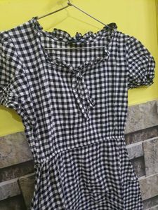 Checked Dress