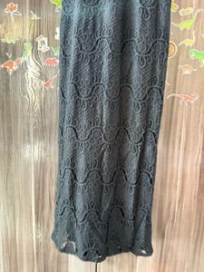 Elegant Black Lace Dress