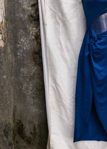 I. Blue Cutout Dress