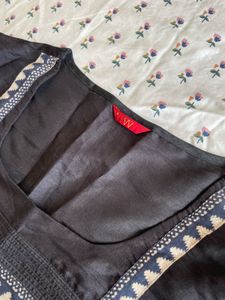 Elegant Black Kurta