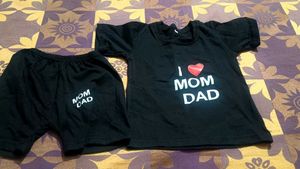 Cute &#39;I Love Mom Dad&#39; Set