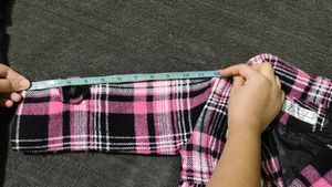 Pink Plaid Girls Outfit