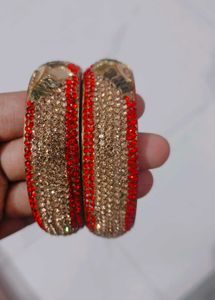 Red &amp; Gold Bridal Bangles