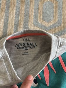 M&amp;S Dino Graphic T-shirt