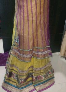 Designer Lehanga Choli With Long Chunri