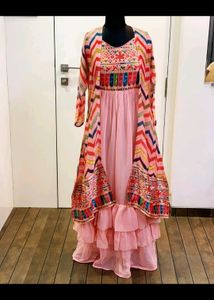 Indo-western Gown With Jacket