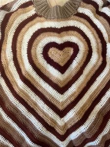 Crochet Heart Sweater