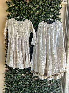 Off White Color Anarkali Suit Se
