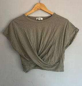 Twist Front Crop Top