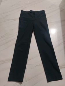 Dark black Straight Leg Pants