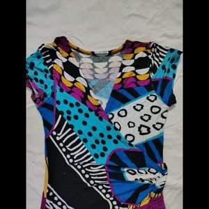 Colorful Print Dress