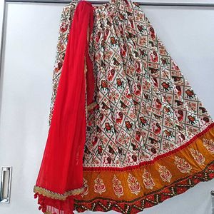 Navratri White Choli