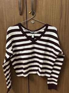 Striped Knit Sweater